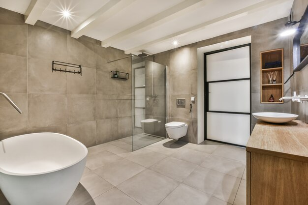 freepicdownloader.com bright stylish bathroom with luxury bathtub normal.webp